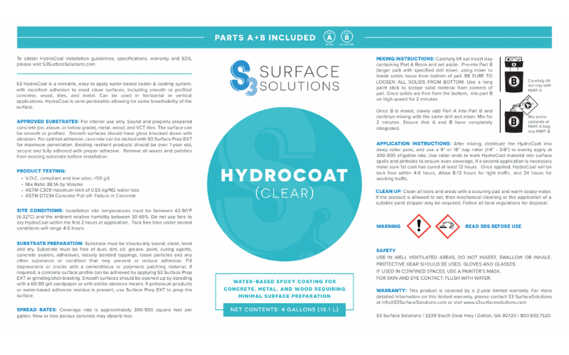 HydroCoat (Clear)